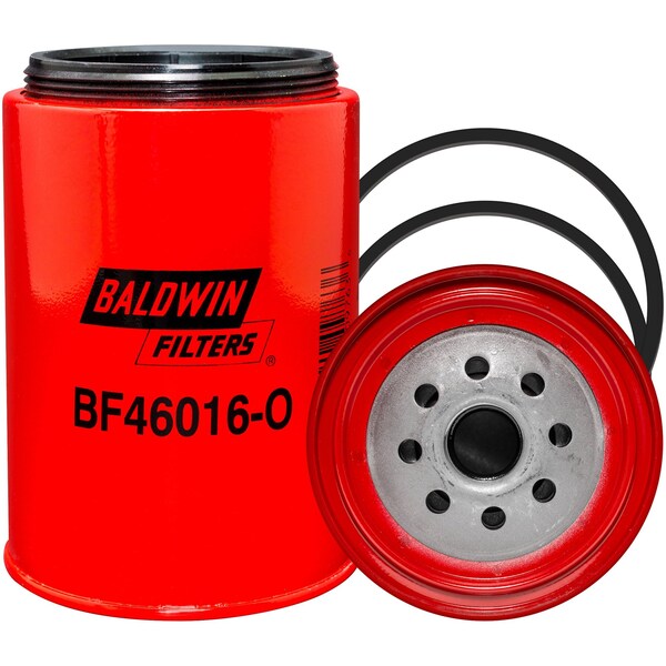 Baldwin Filters Fuel Filter, 3-1/2 in. Lx4-3/8 in. dia. BF46016-O - main
